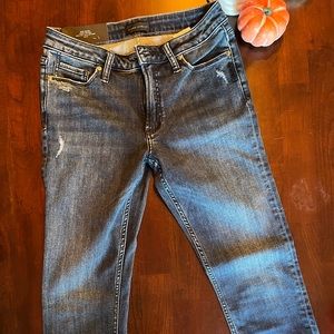 Silver Skinny Mid Rise “Most Wanted” jeans